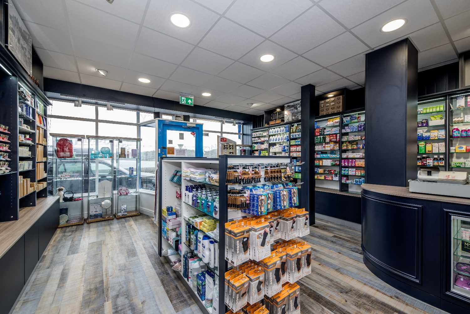 St Mawes Pharmacy shop interior